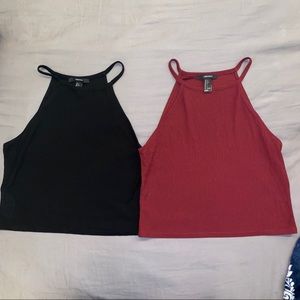 Forever 21 High Neck Tank Set